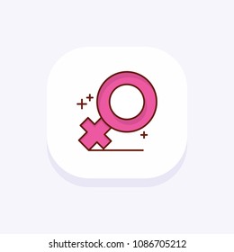Mother's day colorful icon with light background vector 
