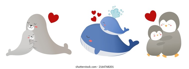 Mother's Day concept expresses the love and bond between mother and child. It is important for every country in the world. Vector element for greeting card and artwork design 