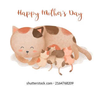 Mother's Day concept expresses the love and bond between mother and child. It is important for every country in the world. Vector element for greeting card and artwork design 