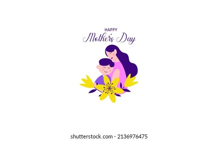 Mother's day concept illustration vector