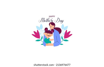 Vector de ilustración del concepto del día de la madre