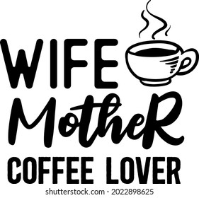 Mother's day creative svg design