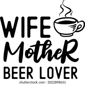 Mother's day creative svg design
