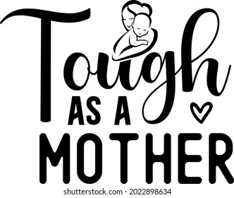 Mother's day creative svg design