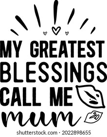 Mother's day creative svg design