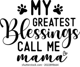Mother's day creative svg design