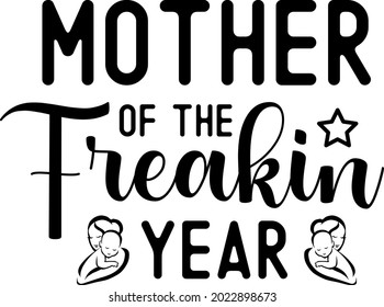 Mother's day creative svg design