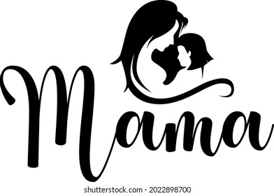 Mother's day creative svg design