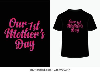 Mother's day creative and unique typography design