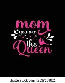 Mother's day design for T shirt, Mug and any other template typography vector