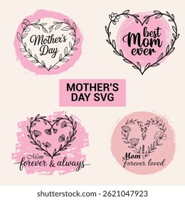 Mother's Day Design, These designs are perfect for creating customized products
like T-shirts, sweaters, mugs, pillows, and more.