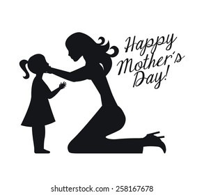 mothers day design, vector illustration eps10 graphic 