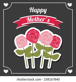 mothers day design, vector illustration eps10 graphic 