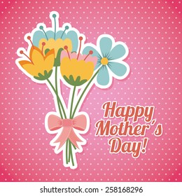 mothers day design, vector illustration eps10 graphic 