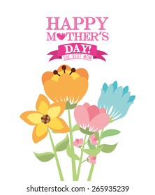 mothers day design, vector illustration eps10 graphic 