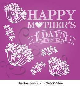 mothers day design, vector illustration eps10 graphic 