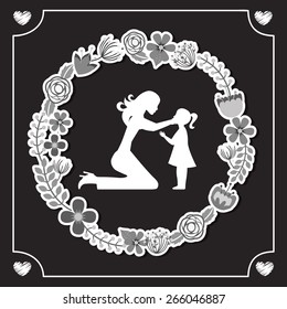 mothers day design, vector illustration eps10 graphic 