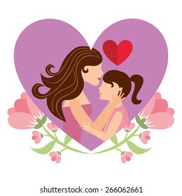 mothers day design, vector illustration eps10 graphic 