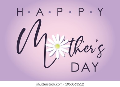 Mother's Day Elegant Card Purple