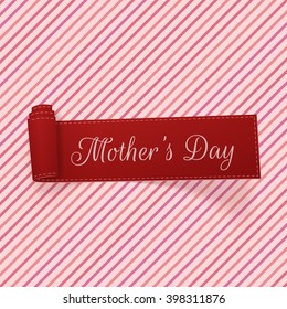Mothers Day festive scroll Ribbon