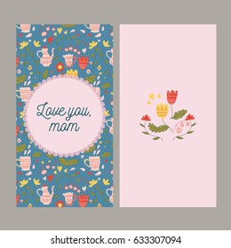Mother's day flower card