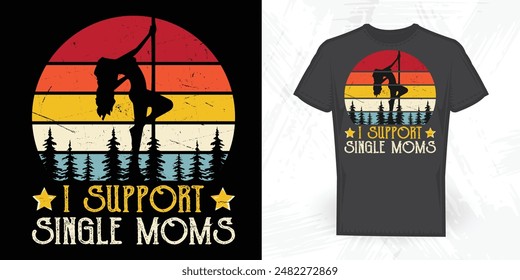 Mother's Day Funny Vintage Mom T-shirt Design