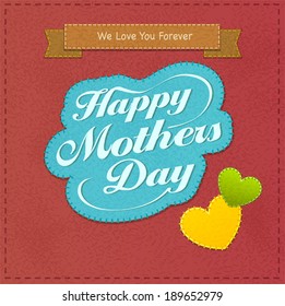 Mother's day graphic design. Come with layers.