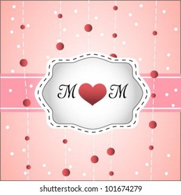Mother's day greeting card