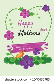 Mother's day greeting card