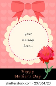 Mother's day greeting card
