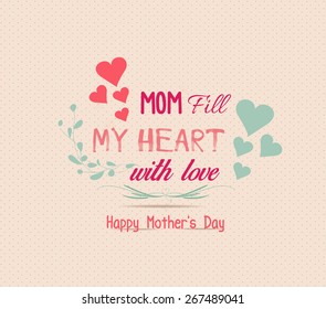 mothers day greeting card