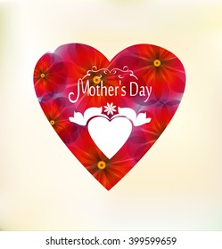 Mother's Day greeting card design