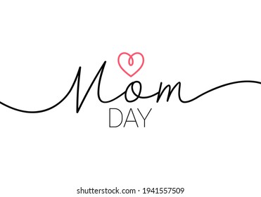 mother's day greeting template vector illustration