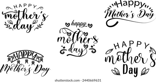 mother's day. happy mothers day2024. calligraphy hand writing  design ,card, t shirt design, 