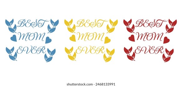 mother's day icon on a white background, vector illustration