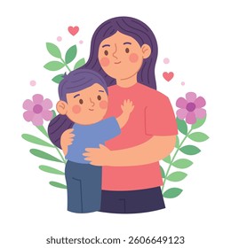 Mothers Day Illustration of a