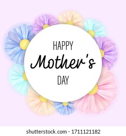 Mother's day illustration. Simple vector illustration for UI and UX, website or mobile application