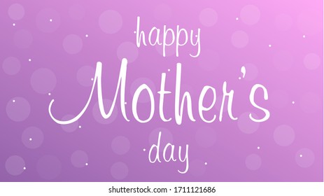 Mother's day illustration. Simple vector illustration for UI and UX, website or mobile application