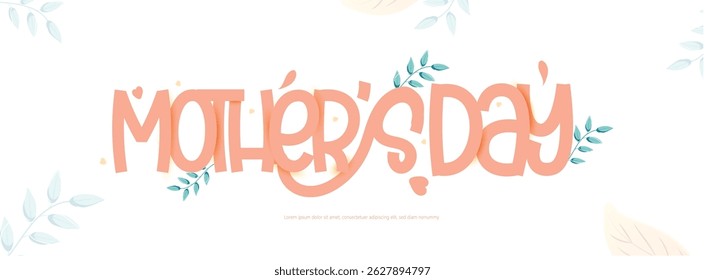 Mother's Day illustration vector art