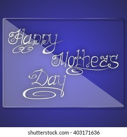 Mothers day lettering background.