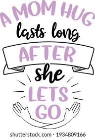 Mother's day lettering. Interesting, heartwarming and cool lettering illustration vector