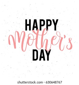 Mothers Day Lettering overlays in vector, calligraphy, modern brush lettering, hand drawn design elements, gifts, wallpapers, web template, card, invitation