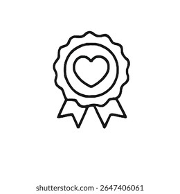 Mother's Day Line Icon 7: Shopping Bag and Gifts for Mom Outline Symbol
