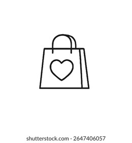 Mother's Day Line Icon 9: Mom's Apron and Nurturing Home Outline Symbol