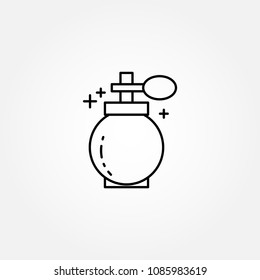 Mother's day line icon on white background vector 