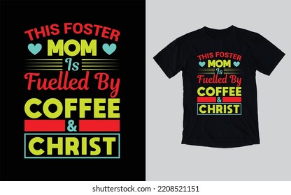 Mothers day love mom typography t-shirt design