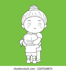 Mother;s Day Love Theme Digital Stamp