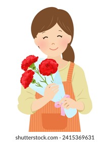 mother's day mom vector illustration