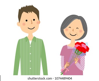 Mother's Day, parent and child