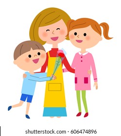 Mother's Day, parent and child